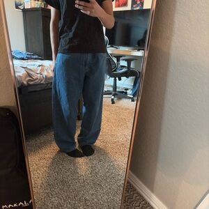 Empyre Baggy Fit Blue Jeans for Men